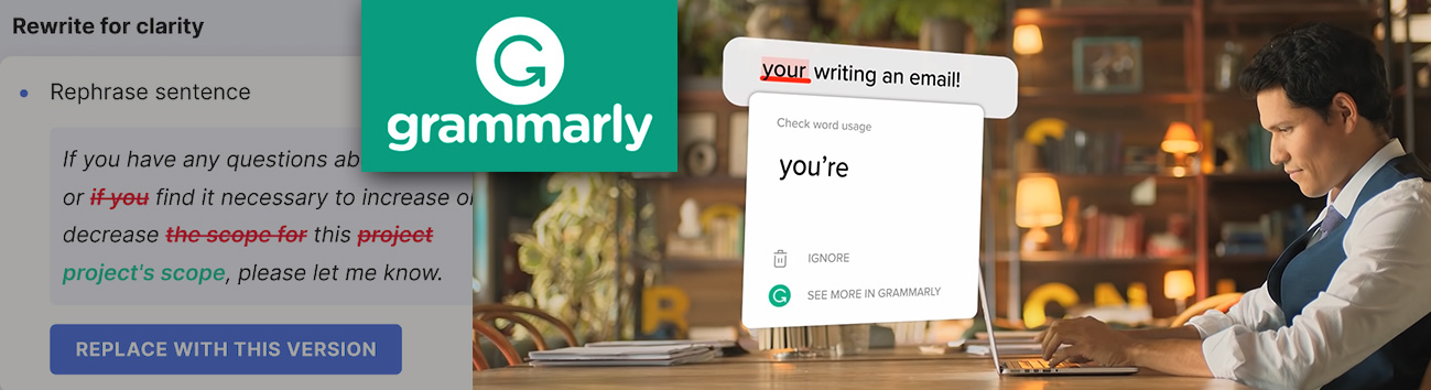 Link do strony grammarly.com