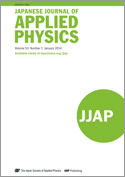 Link do karty katalogowej czasopisma: Japanese Journal of Applied Physics